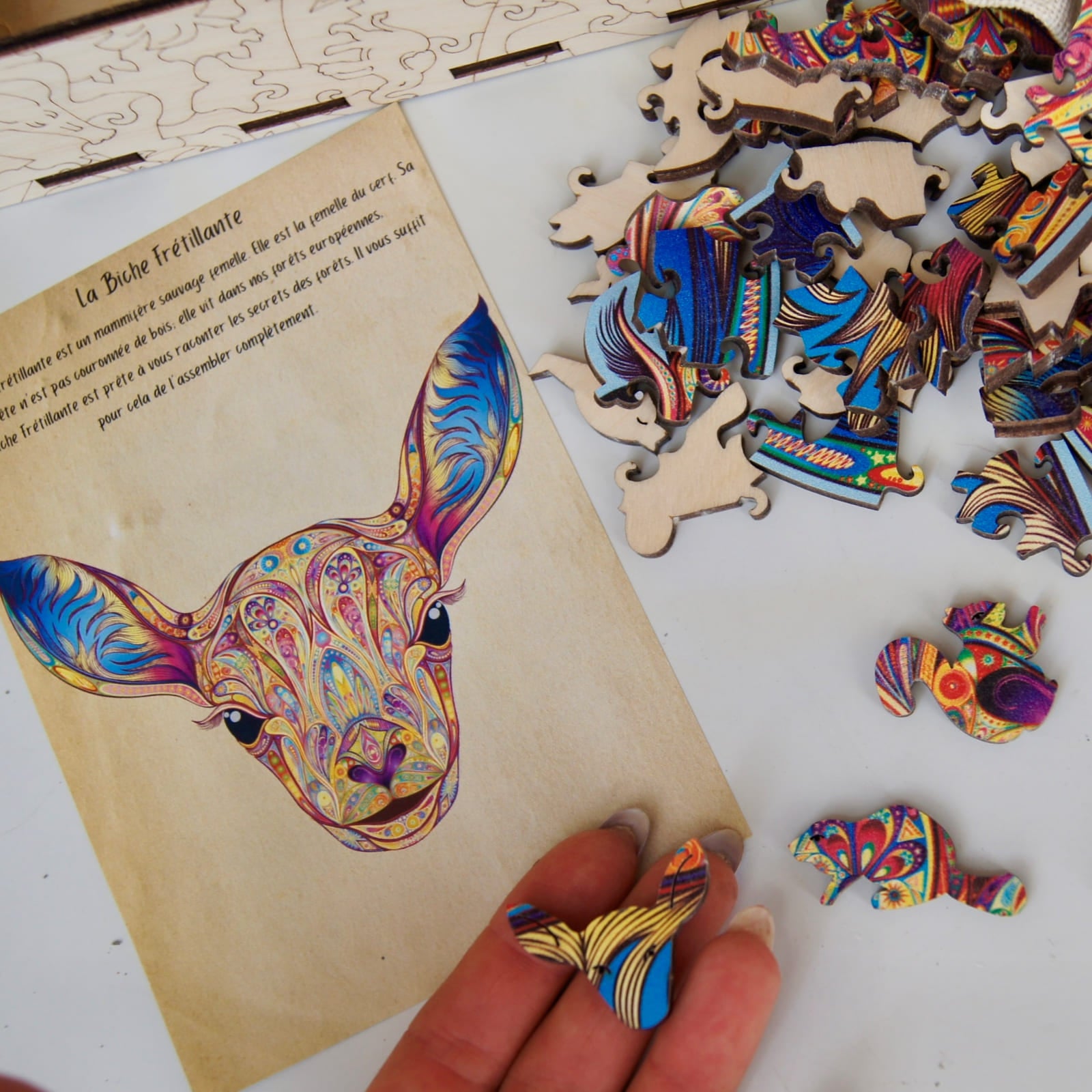 Frisky Doe Wooden Puzzle