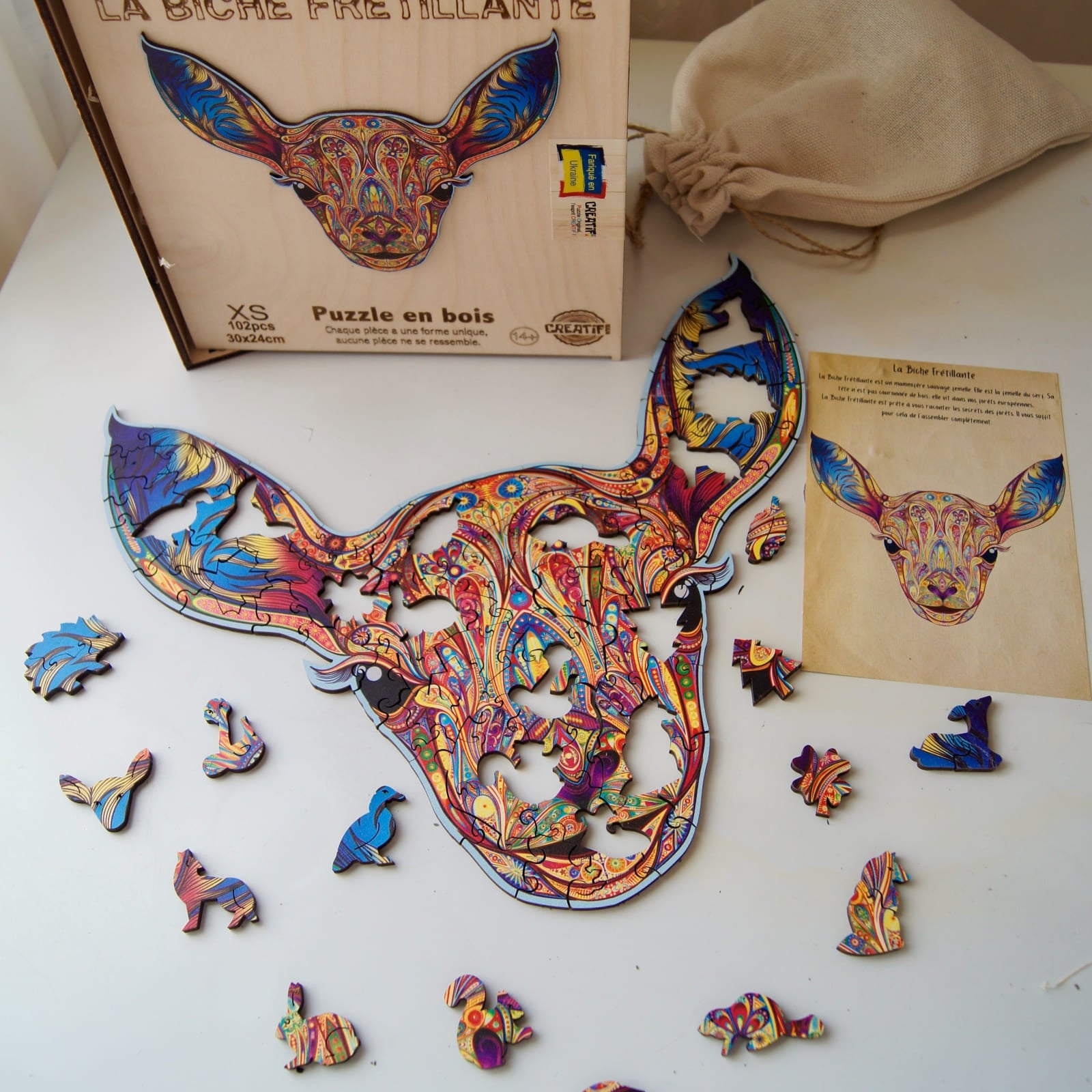 Frisky Doe Wooden Puzzle