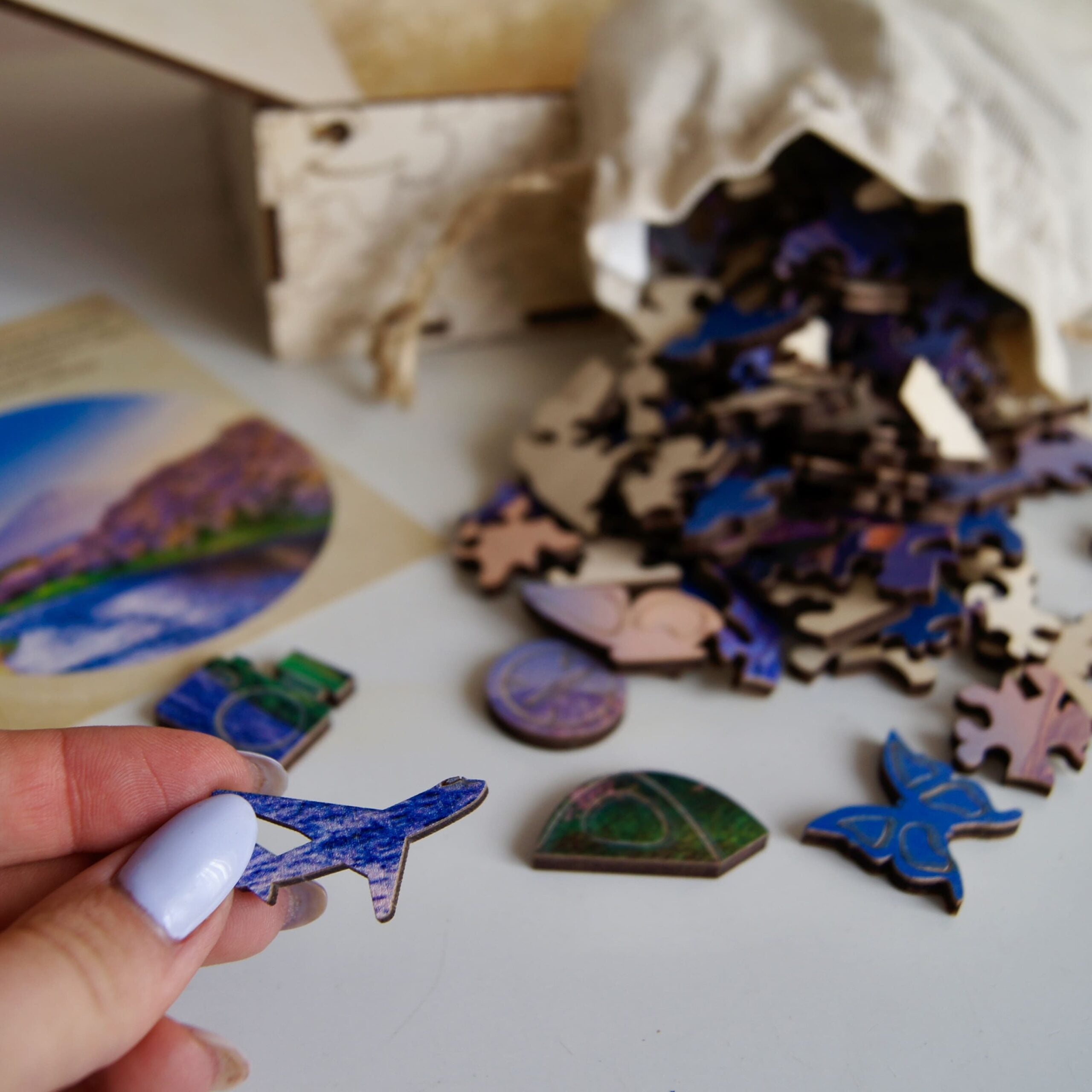 Mount Fuji Wooden Puzzle