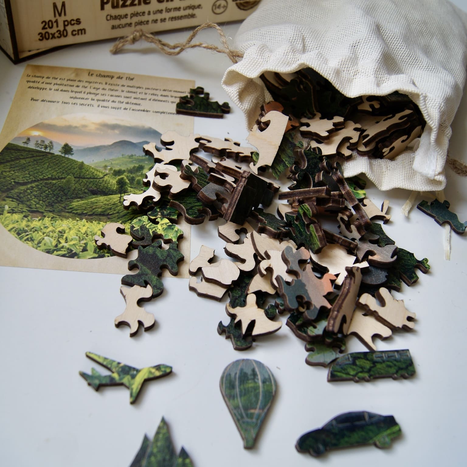 The Tea Field Wooden puzzle