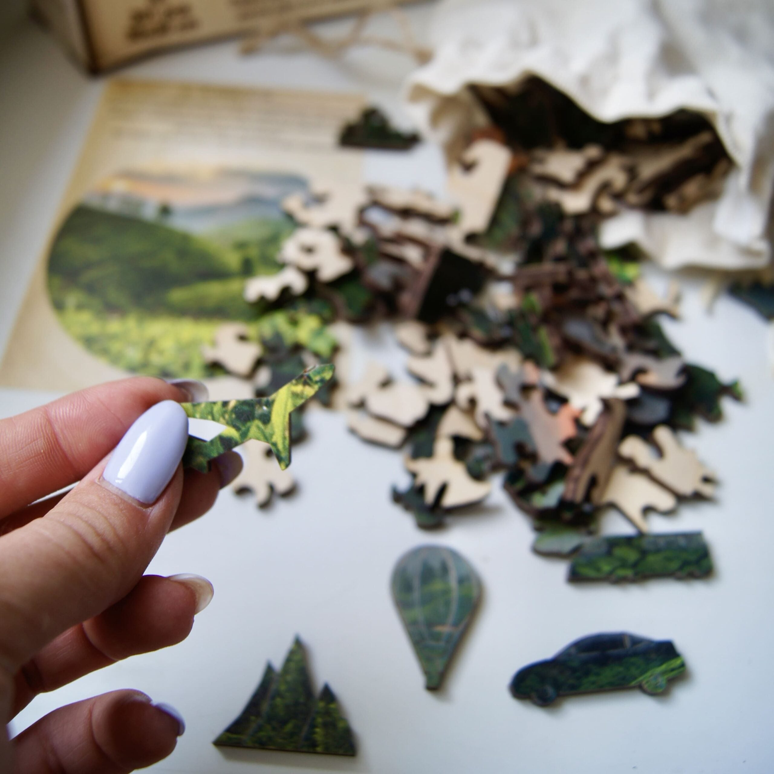 The Tea Field Wooden puzzle