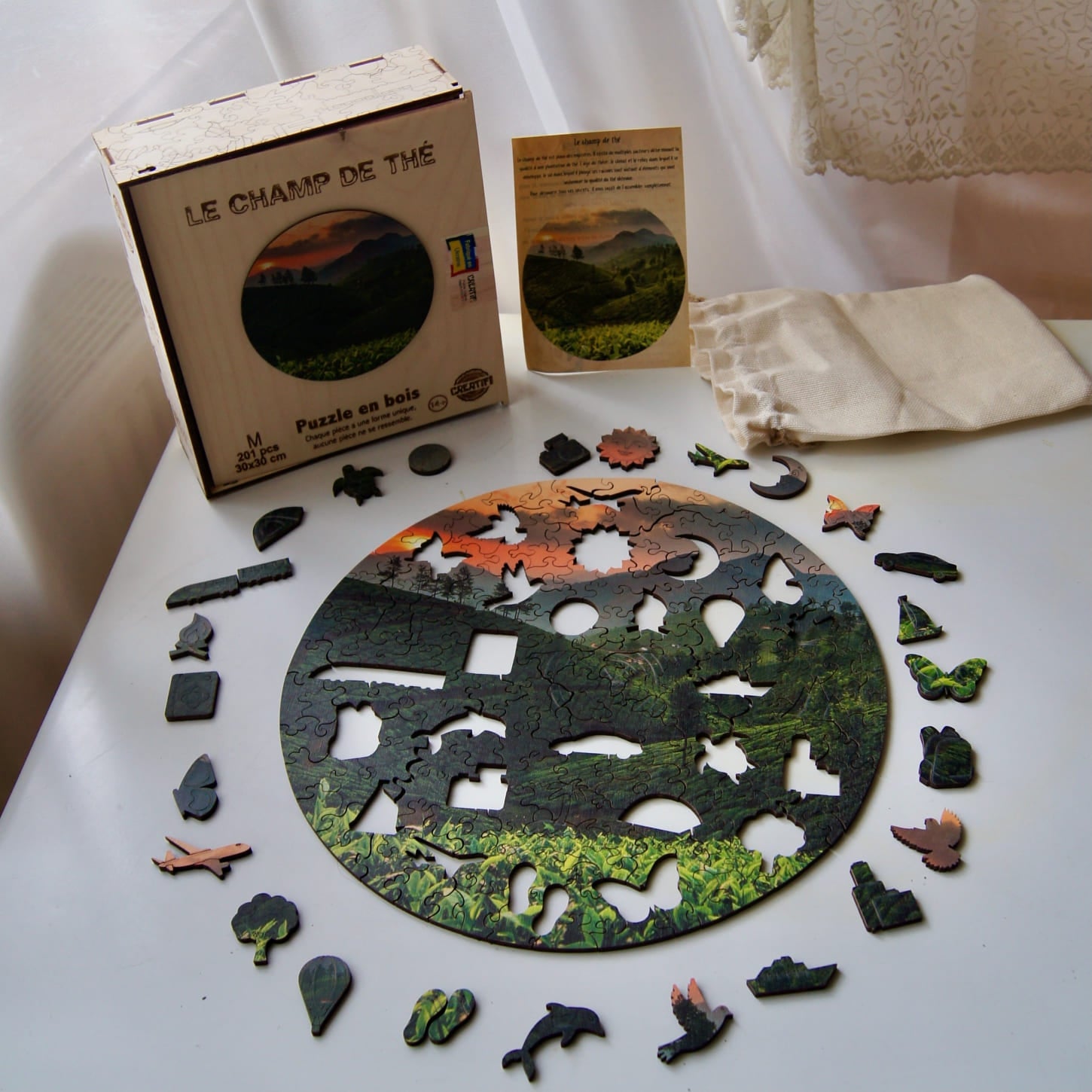 The Tea Field Wooden puzzle
