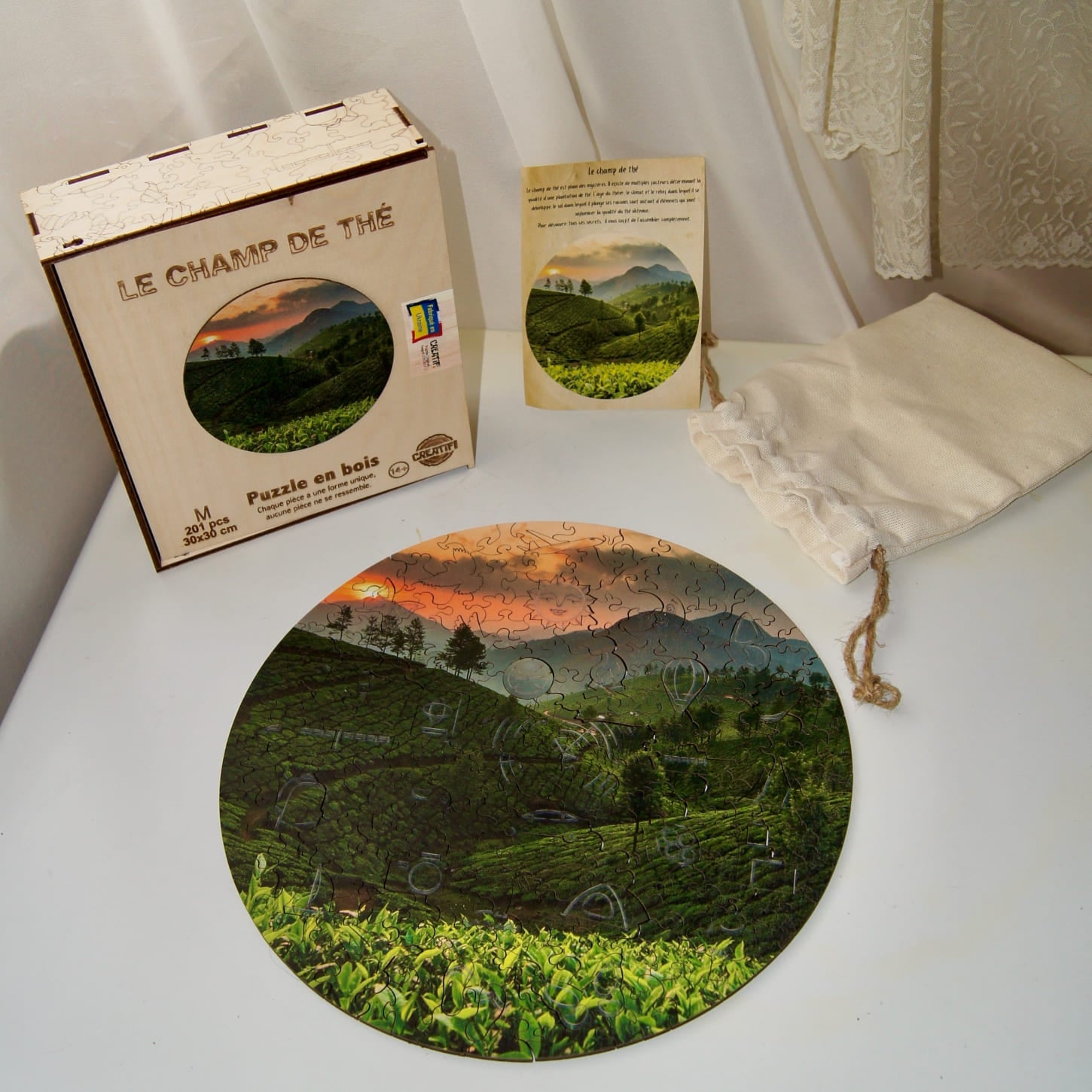 The Tea Field Wooden puzzle