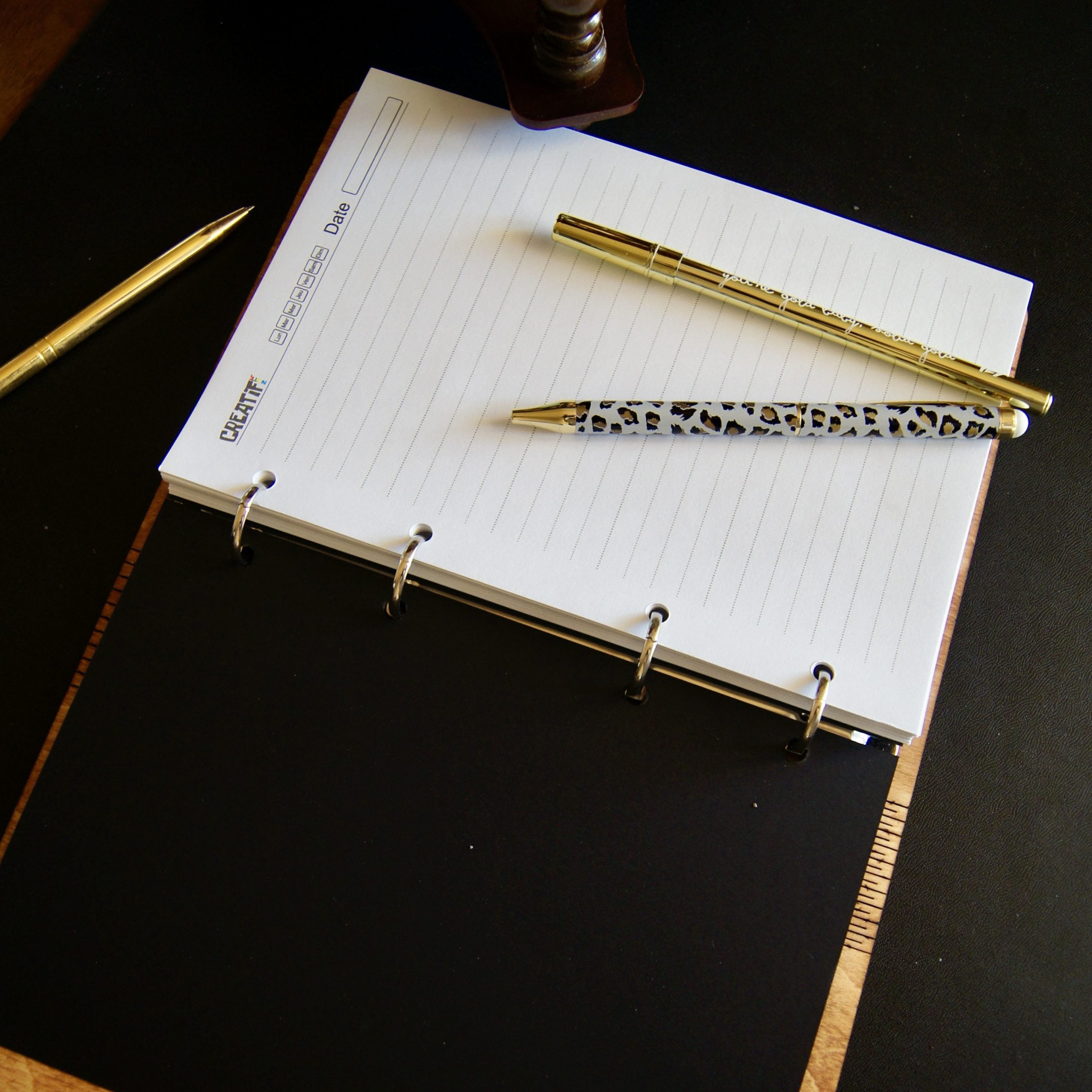Wooden notebook
