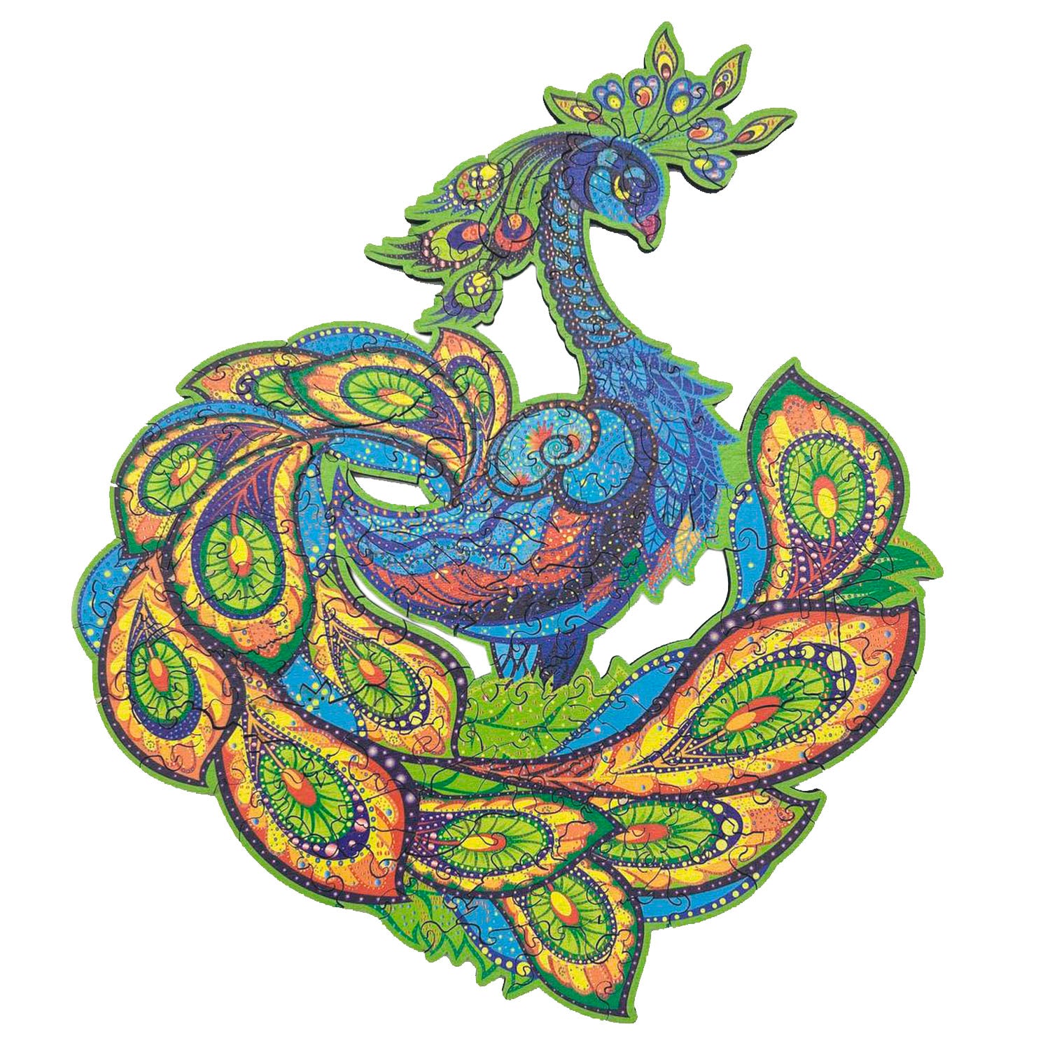The Fascinating Peacock Wooden Puzzle