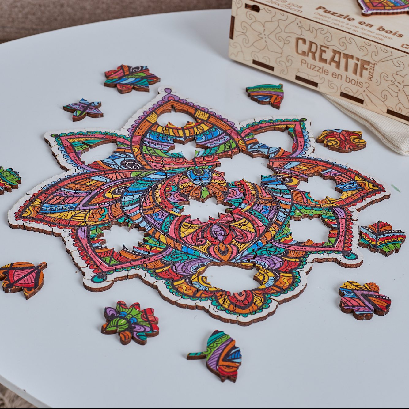 Bloomy Lotus Wooden Puzzle