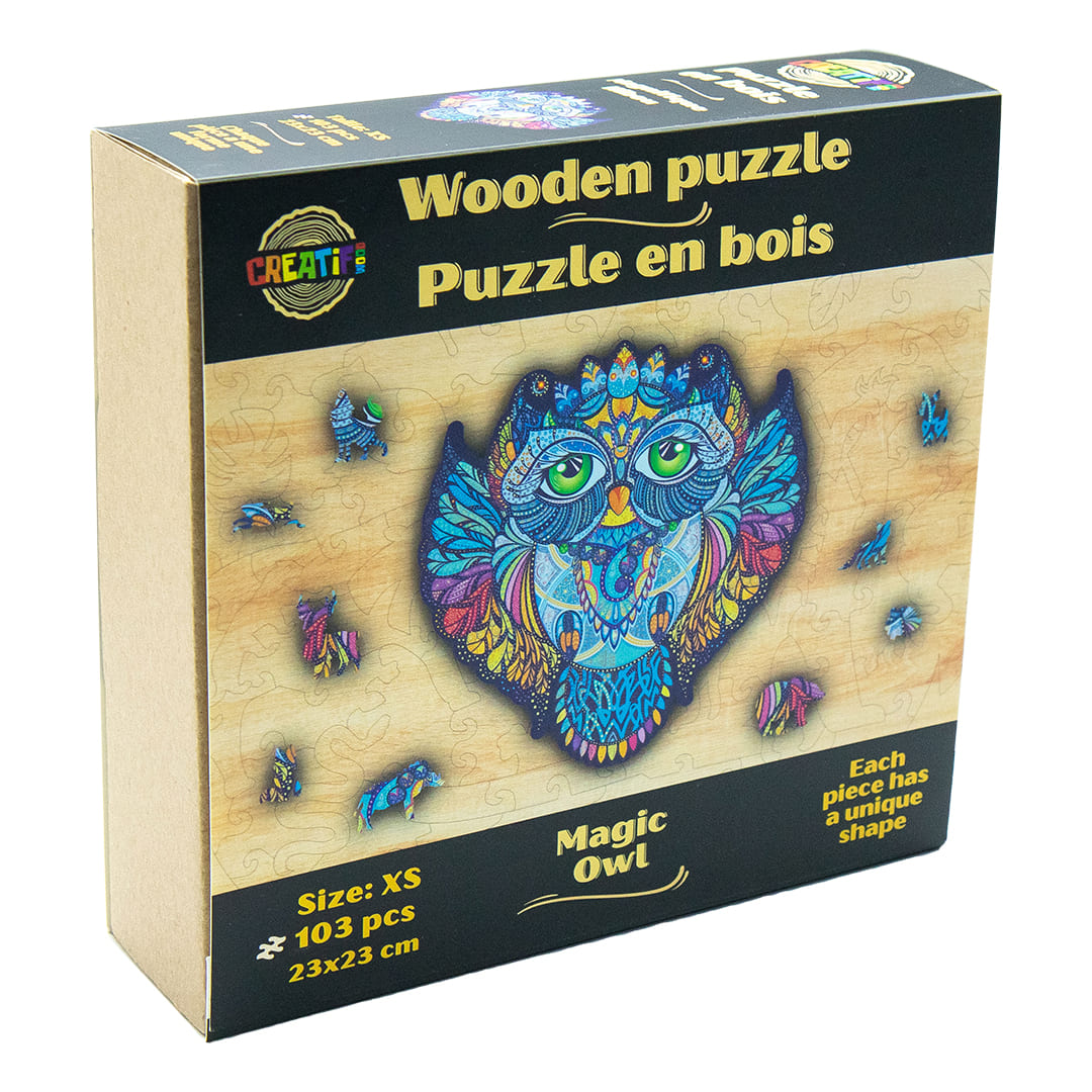 Beautiful Owl Wooden Puzzle