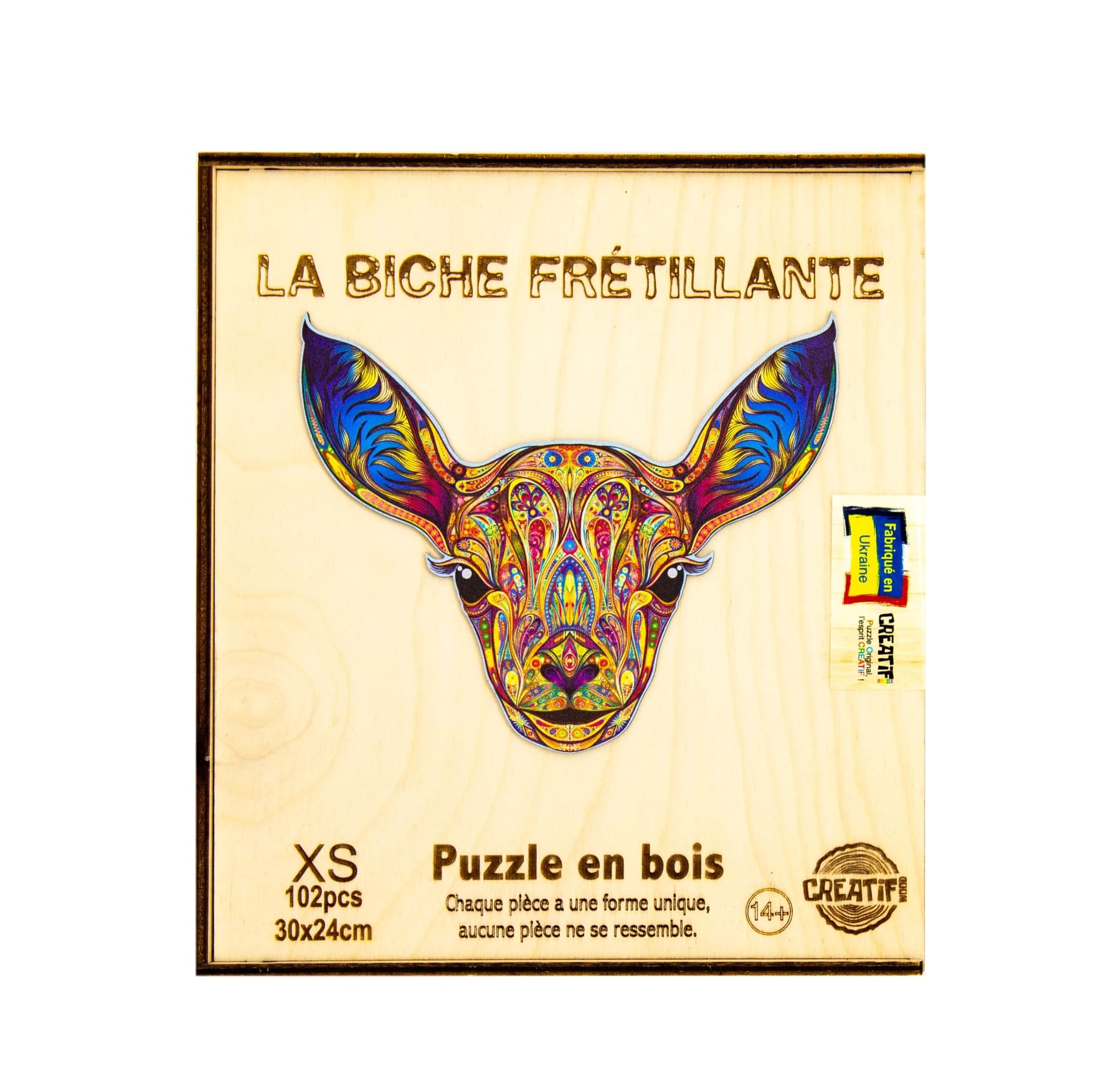 Frisky Doe Wooden Puzzle #Box_Wooden box