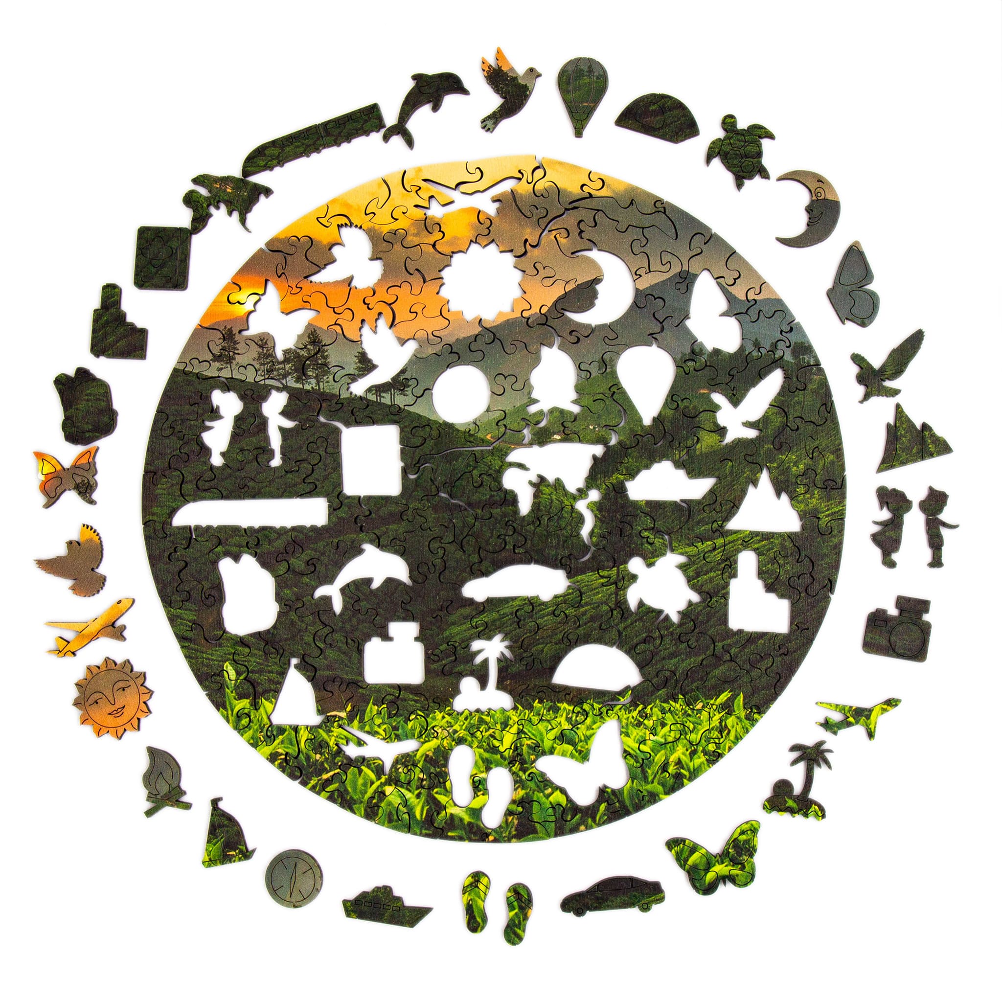 The Tea Field Wooden puzzle