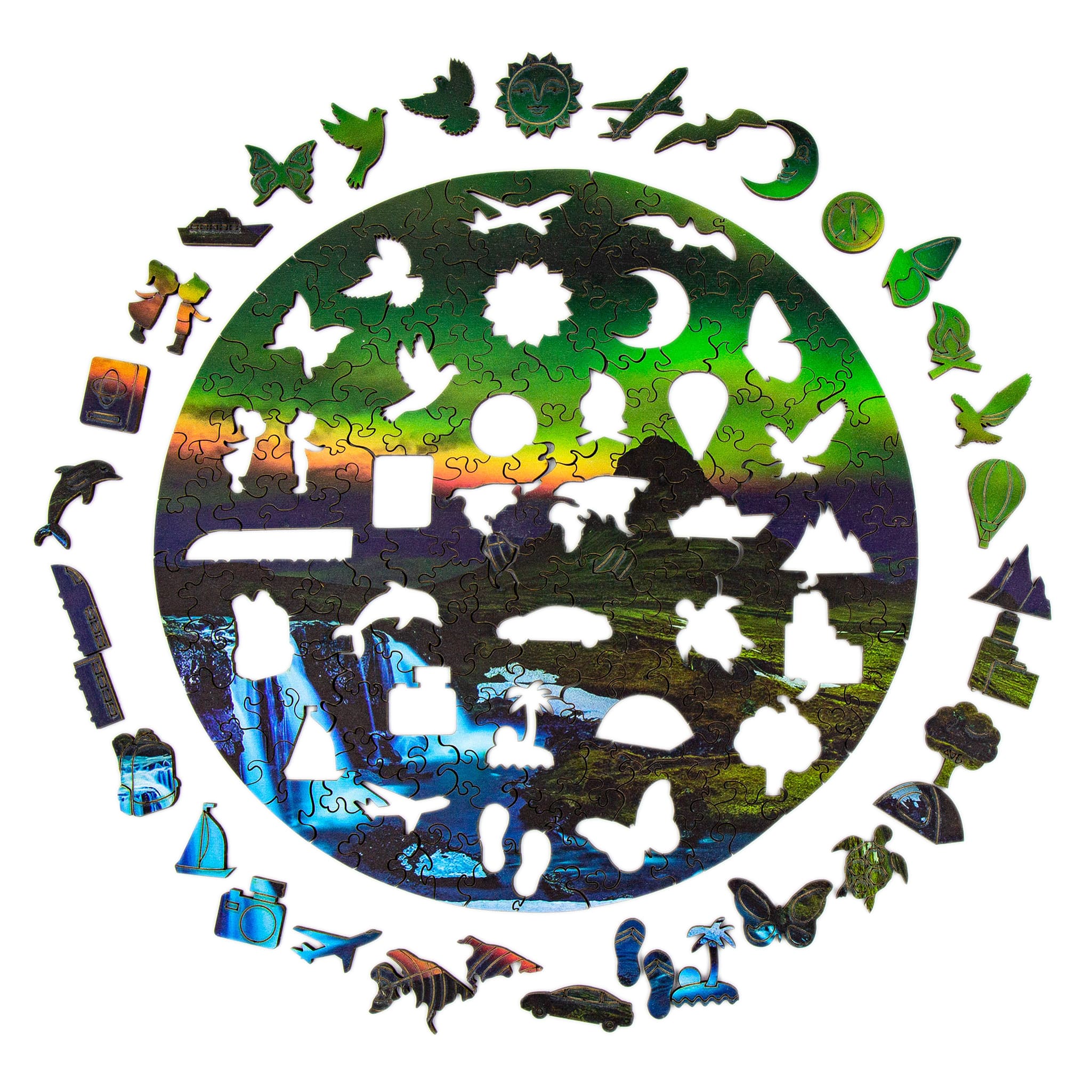 Northern Lights Wooden Puzzle