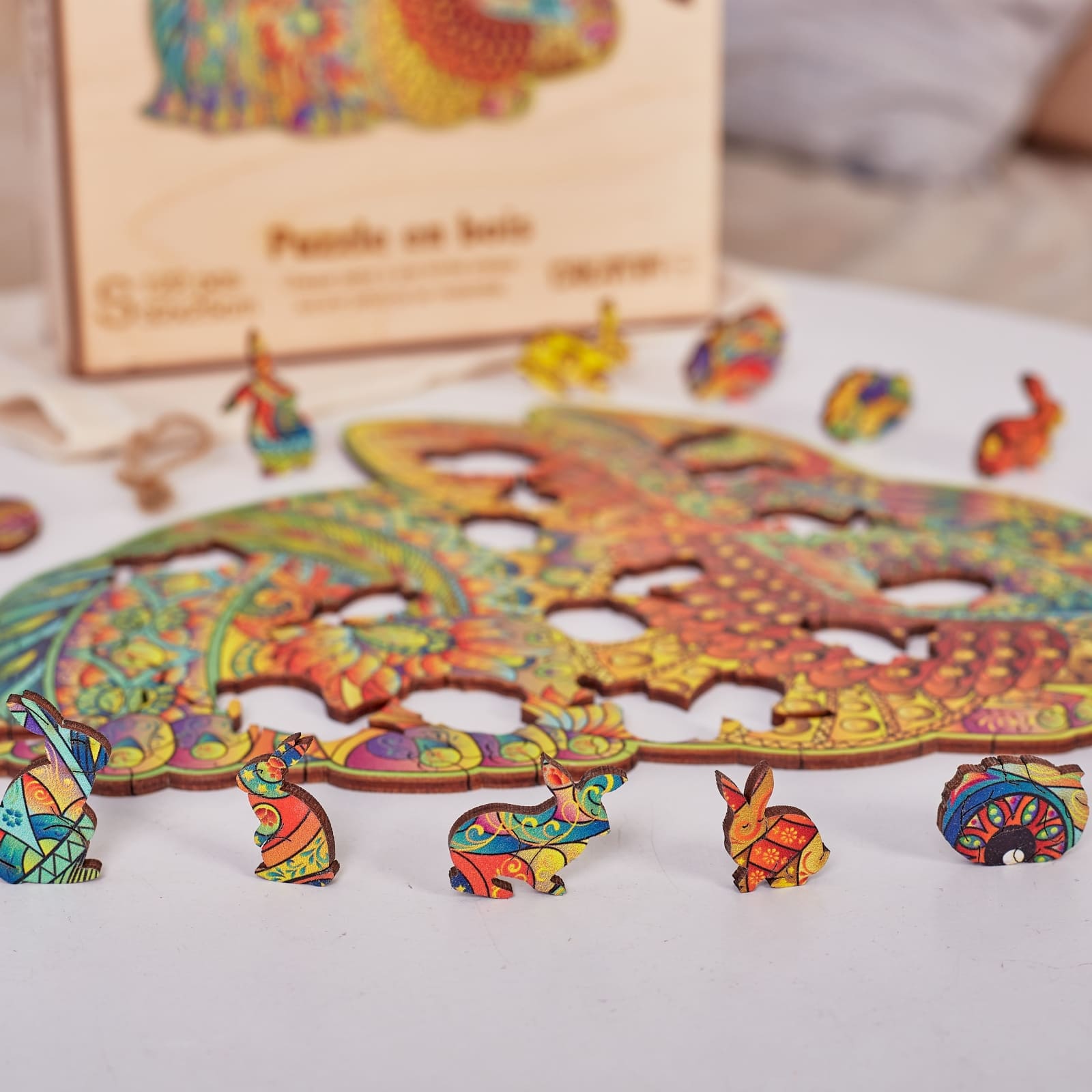 Gentle Rabbit Wooden Puzzle