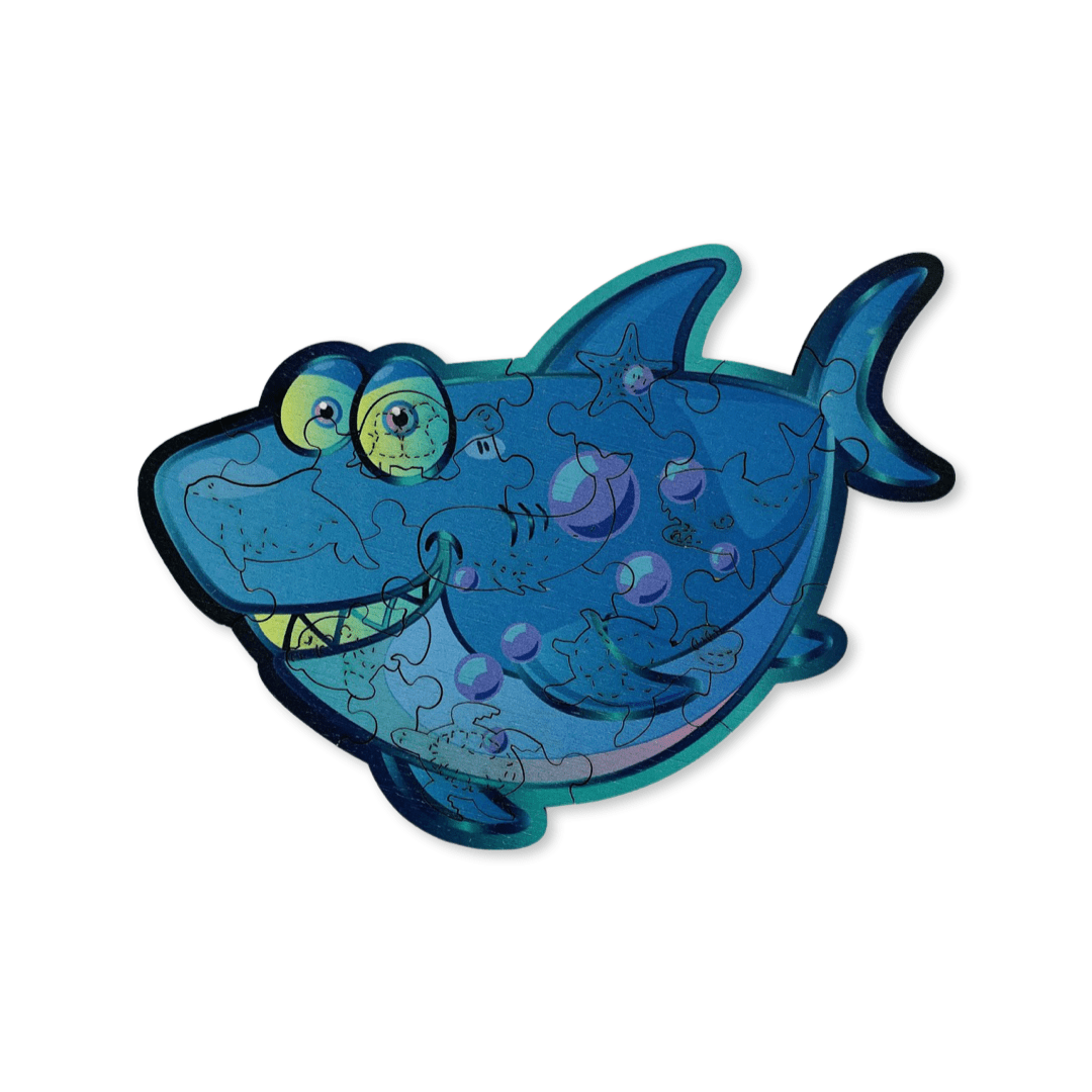 The Tricky Shark Wooden Puzzle