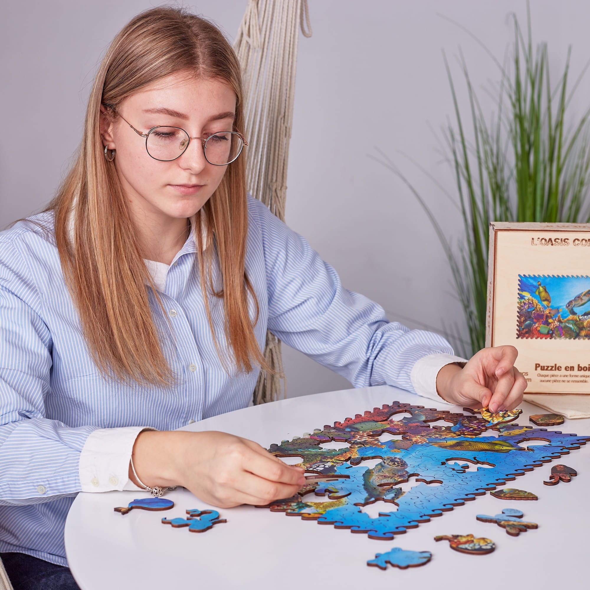 The Coral Oasis Wooden puzzle