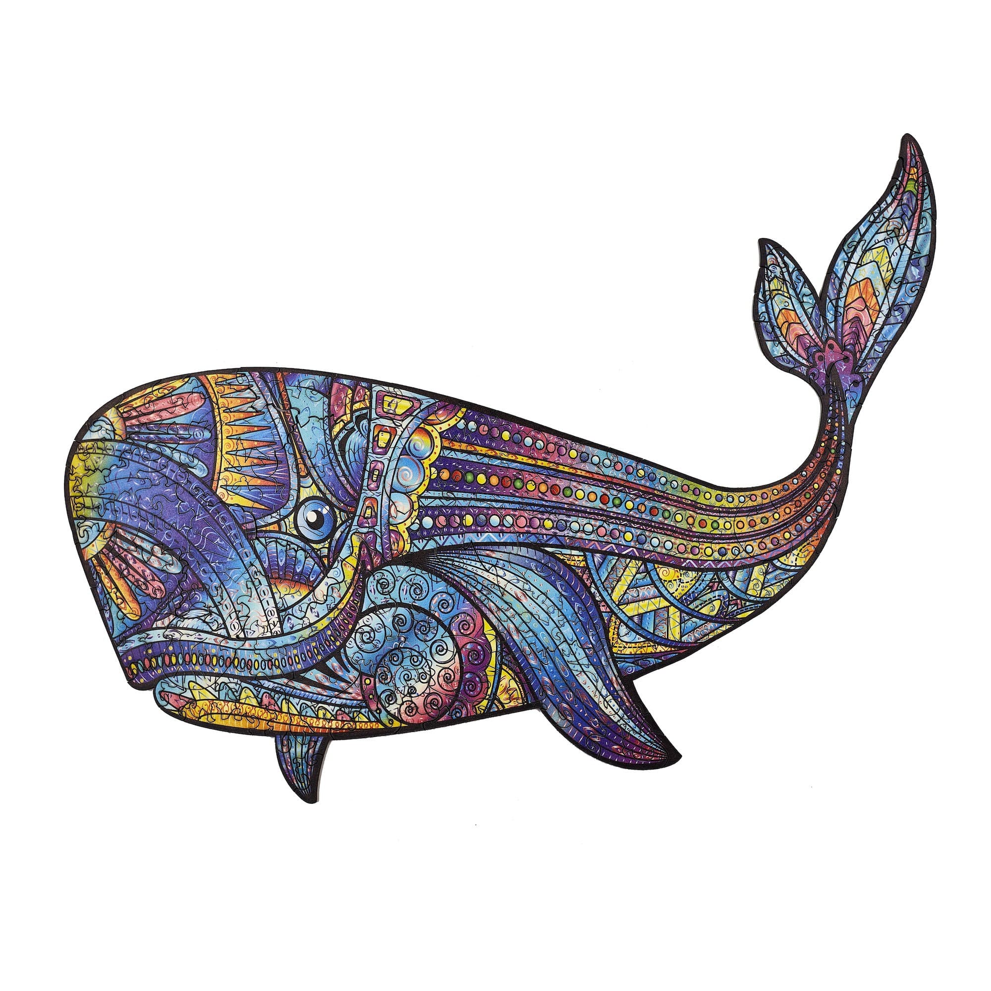 Blue Whale Wooden Puzzle
