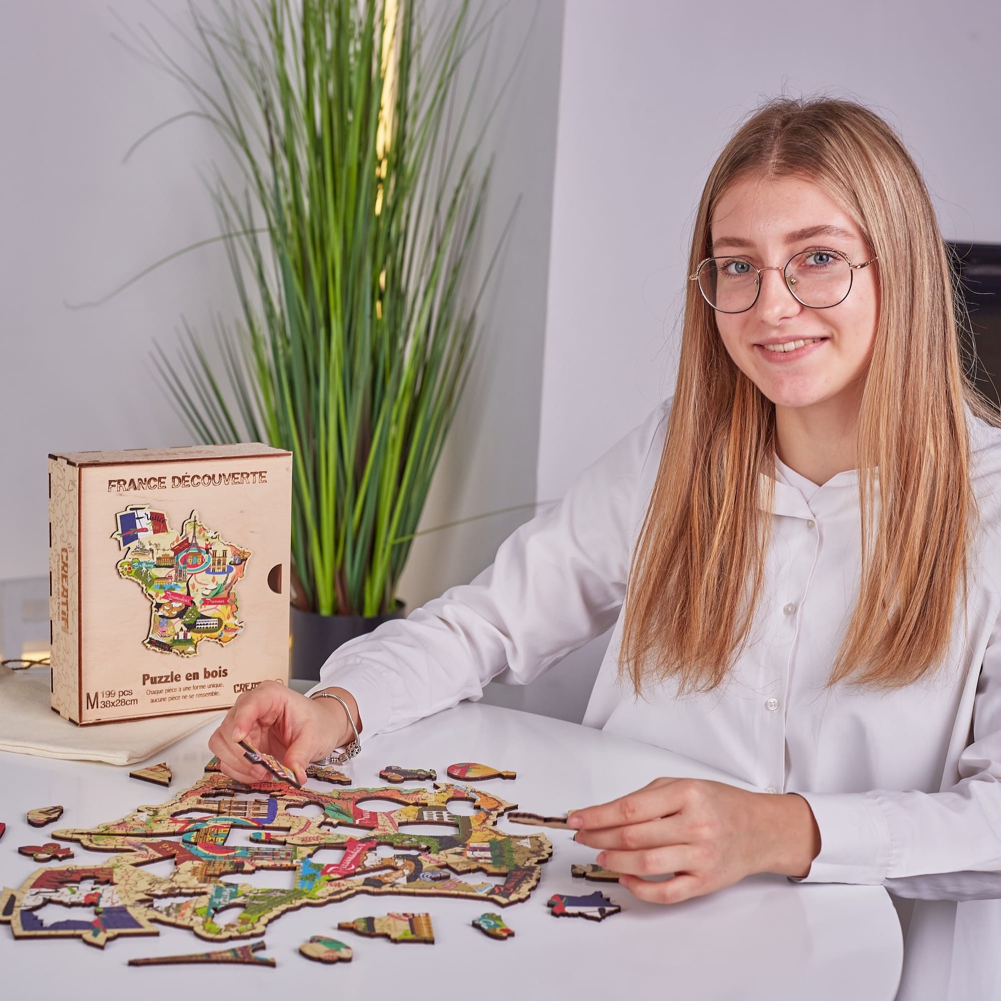 France Discovery Wooden Puzzle
