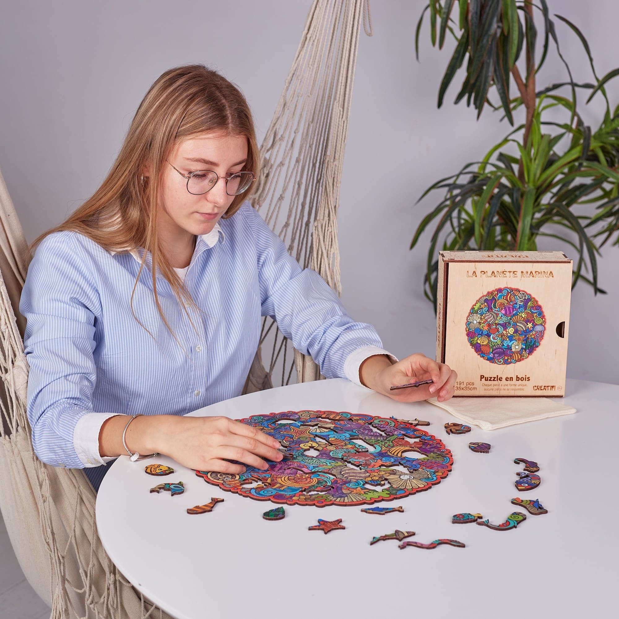 Planet Marina Wooden Puzzle