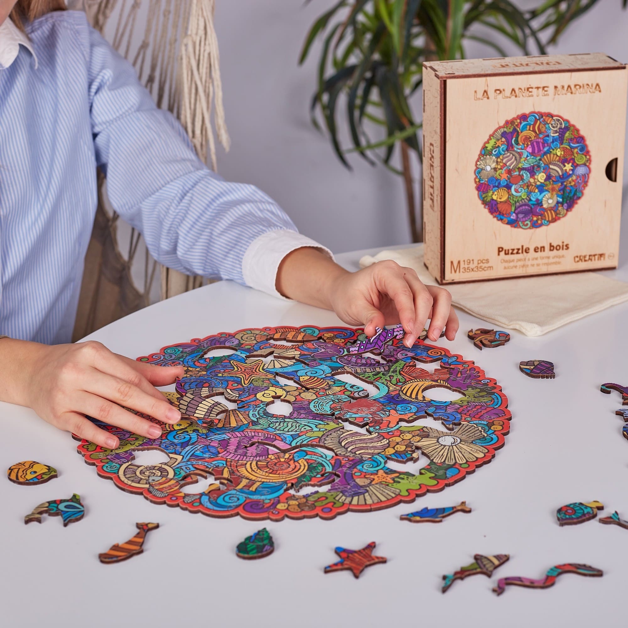 Planet Marina Wooden Puzzle