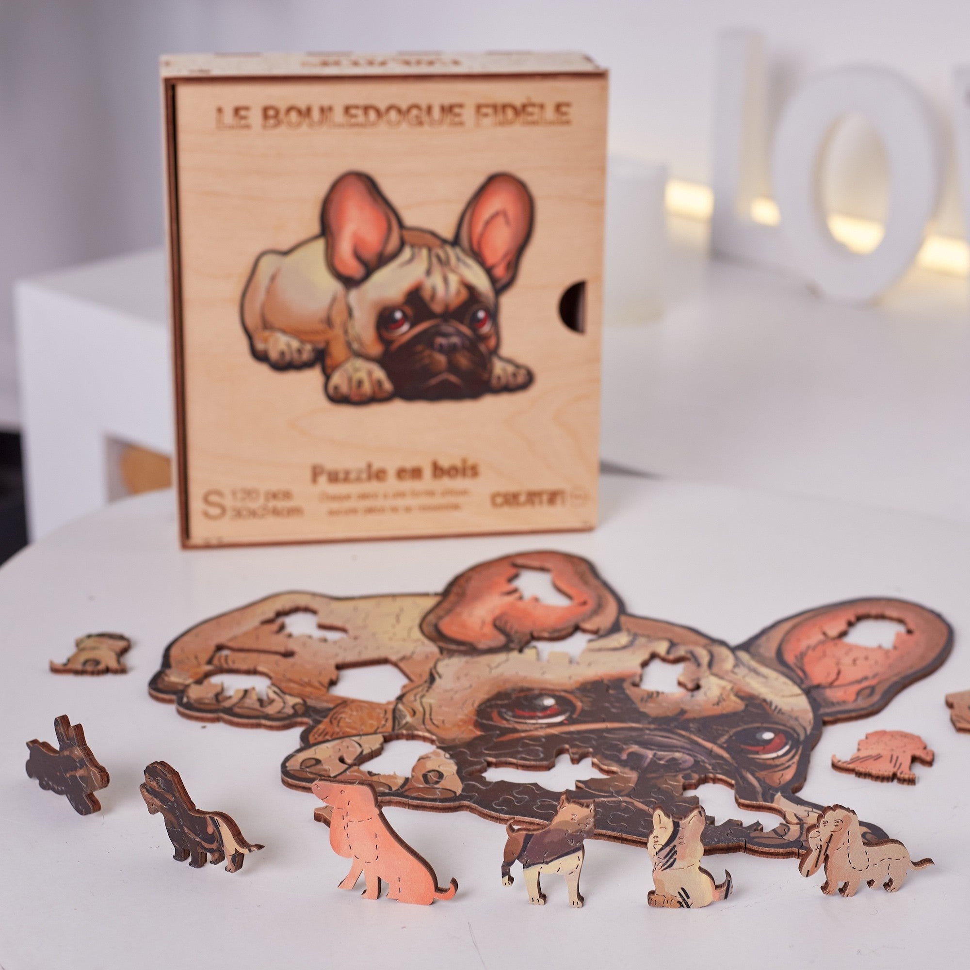 The Faithful Bulldog Wooden Puzzle