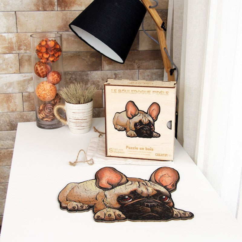 The Faithful Bulldog Wooden Puzzle