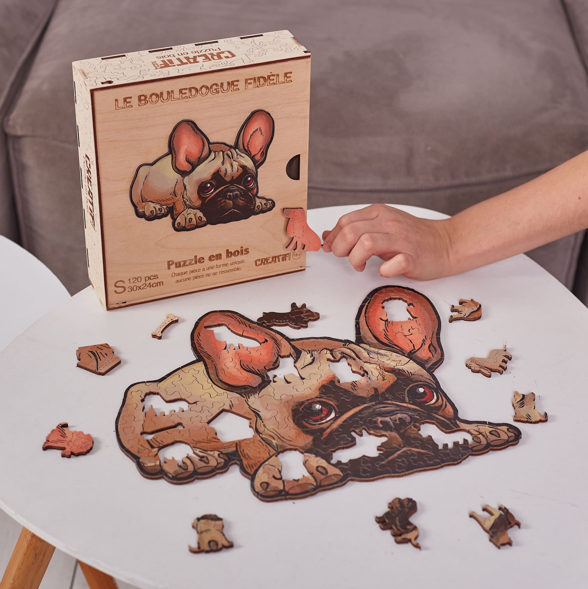 The Faithful Bulldog Wooden Puzzle