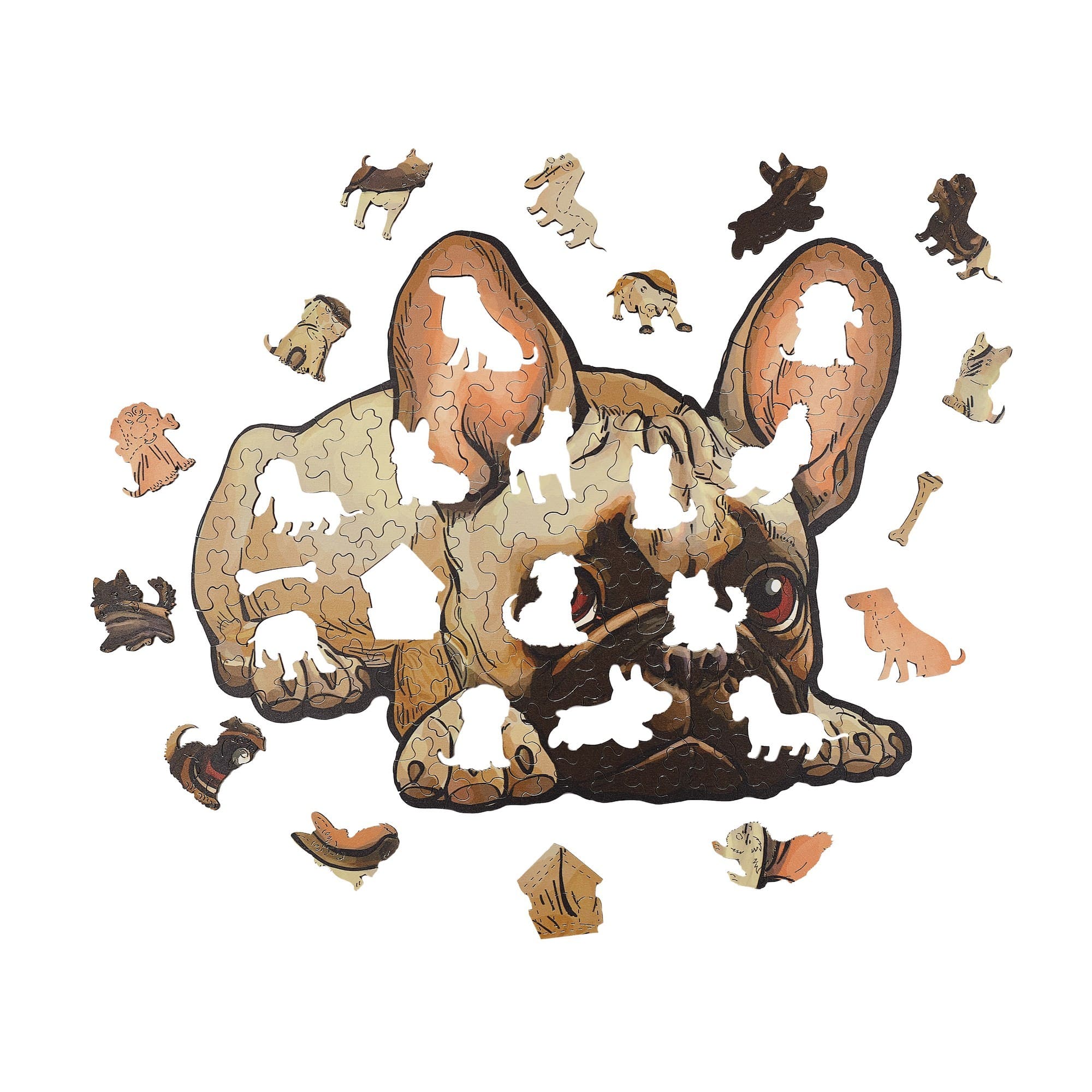 The Faithful Bulldog Wooden Puzzle