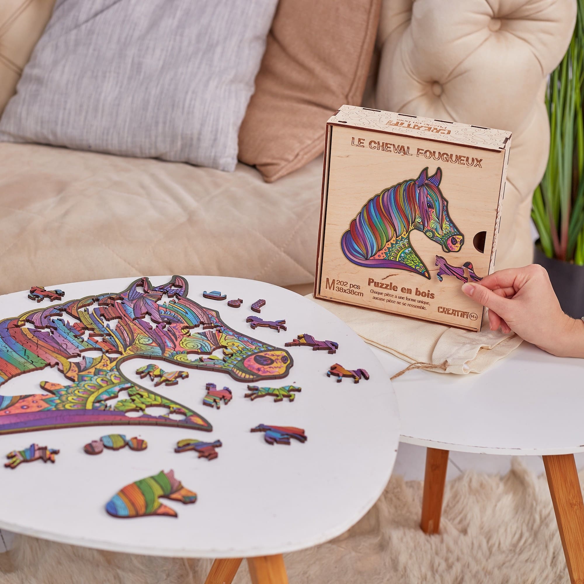 The Fiery Horse Wooden Puzzle #Box_Wooden box