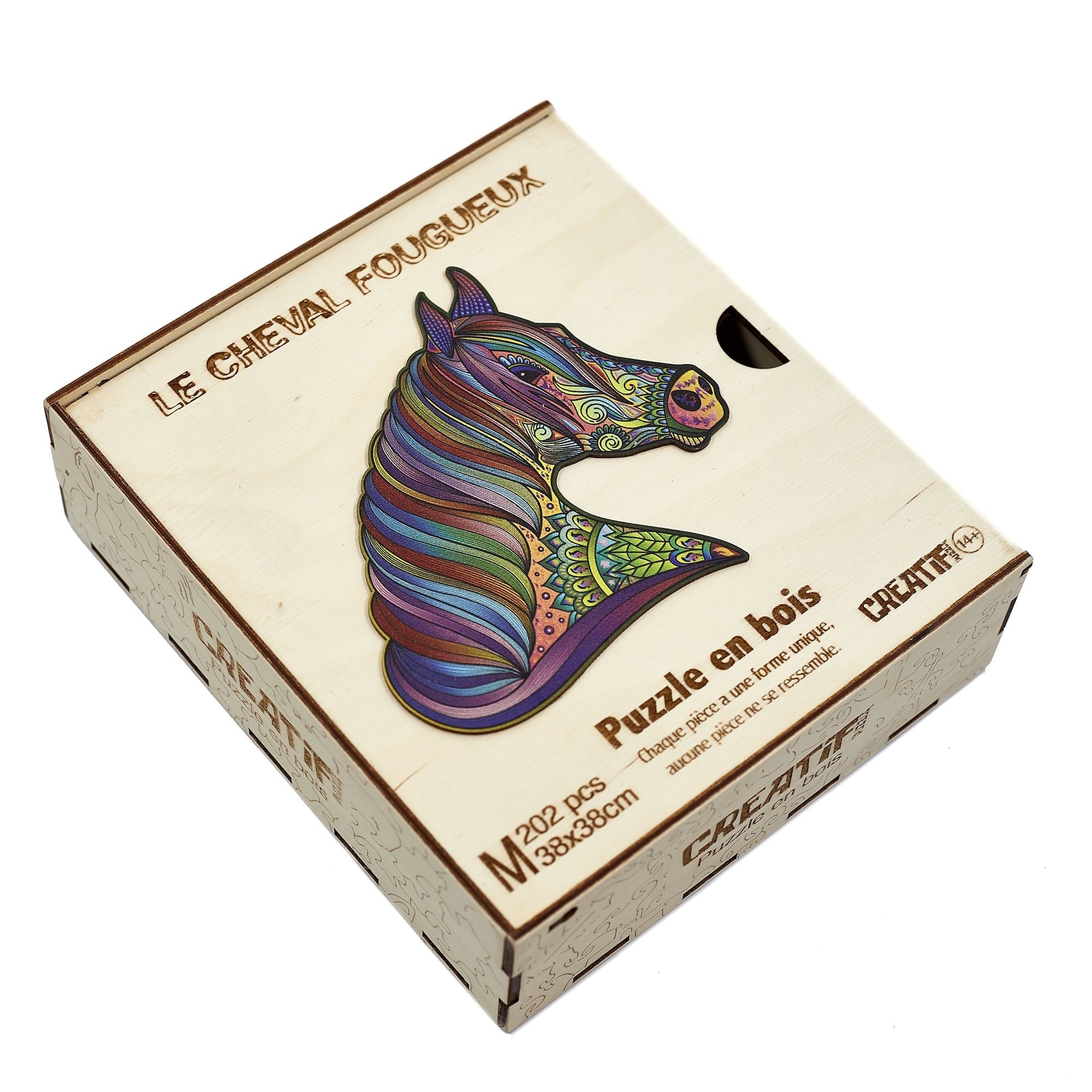 The Fiery Horse Wooden Puzzle #Box_Wooden box