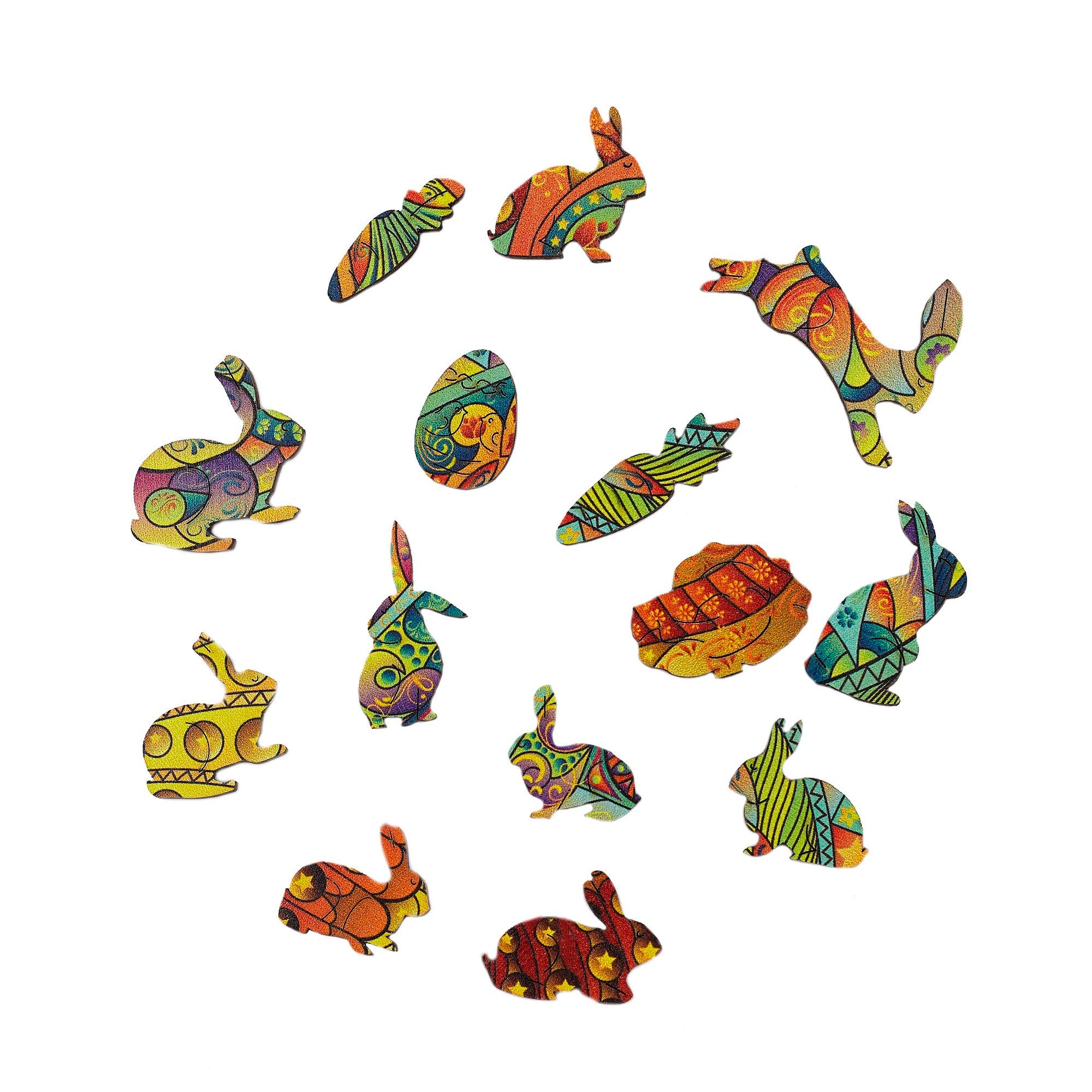Gentle Rabbit Wooden Puzzle