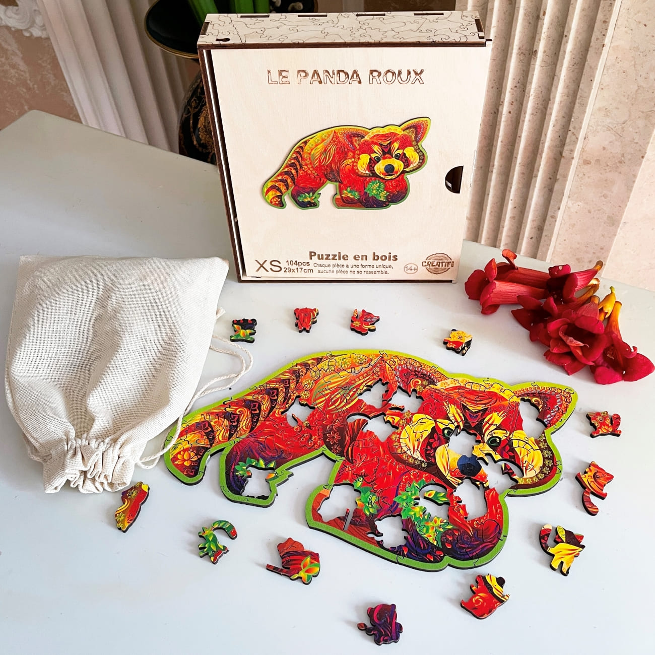 Red Panda Wooden Puzzle