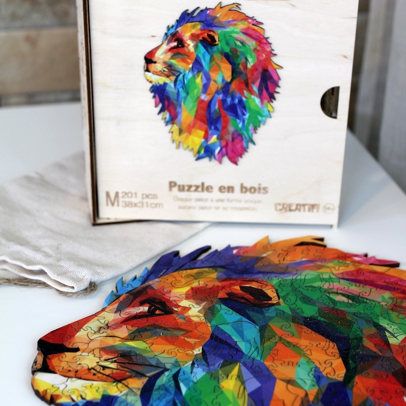 The Lion Mozaik Wooden puzzle