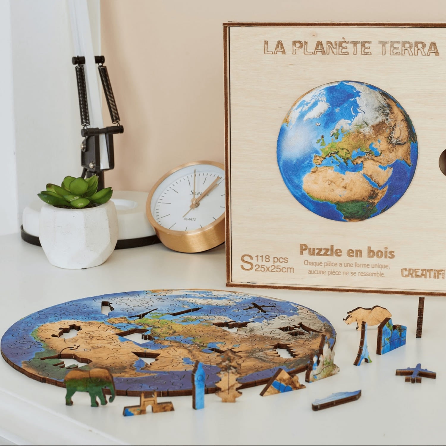 Planet Terra Wooden Puzzle