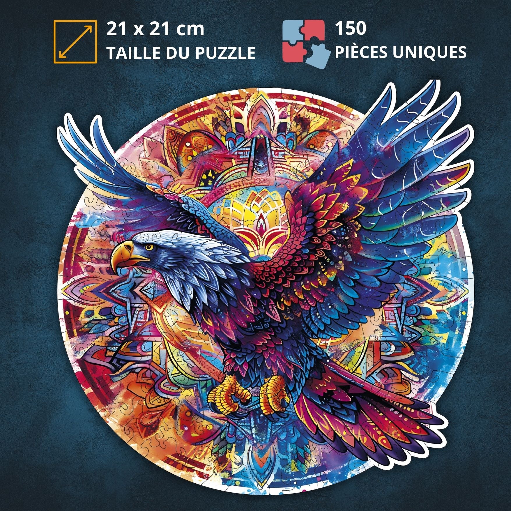 Aigle de la Liberté Puzzle en bois