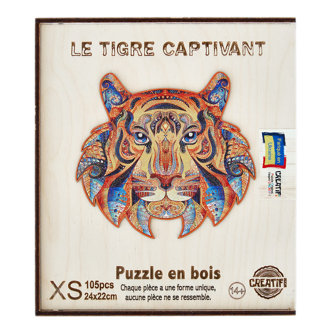 Magic Tiger Wooden Puzzle #Box_Wooden box