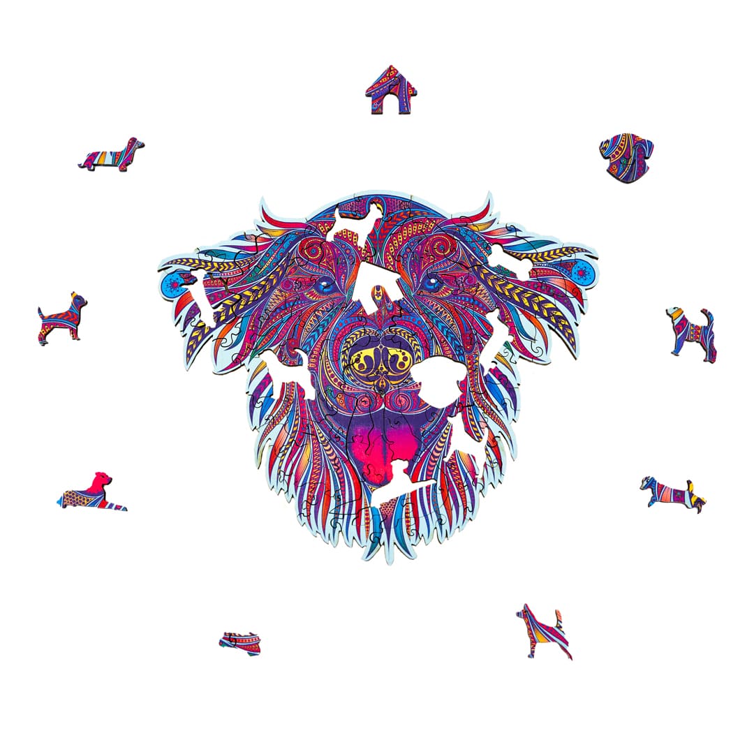 Faithful Dog Wooden Puzzle