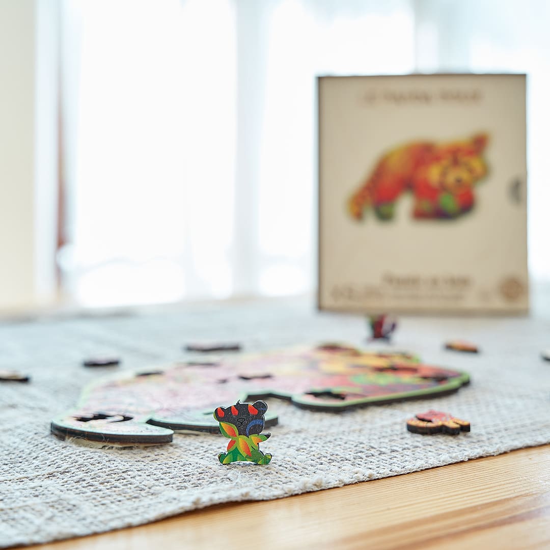 Red Panda Wooden Puzzle