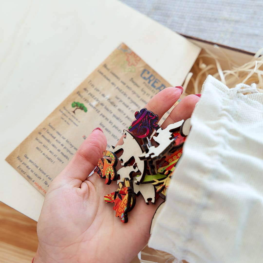 Red Panda Wooden Puzzle