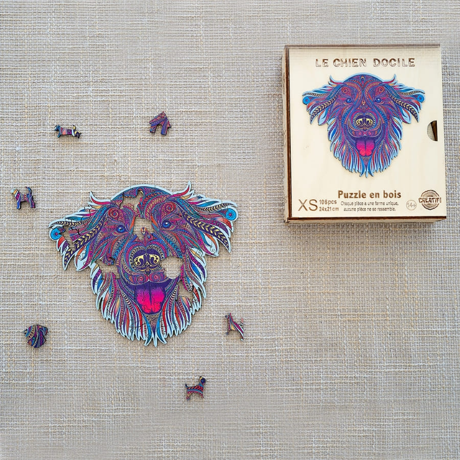 Faithful Dog Wooden Puzzle