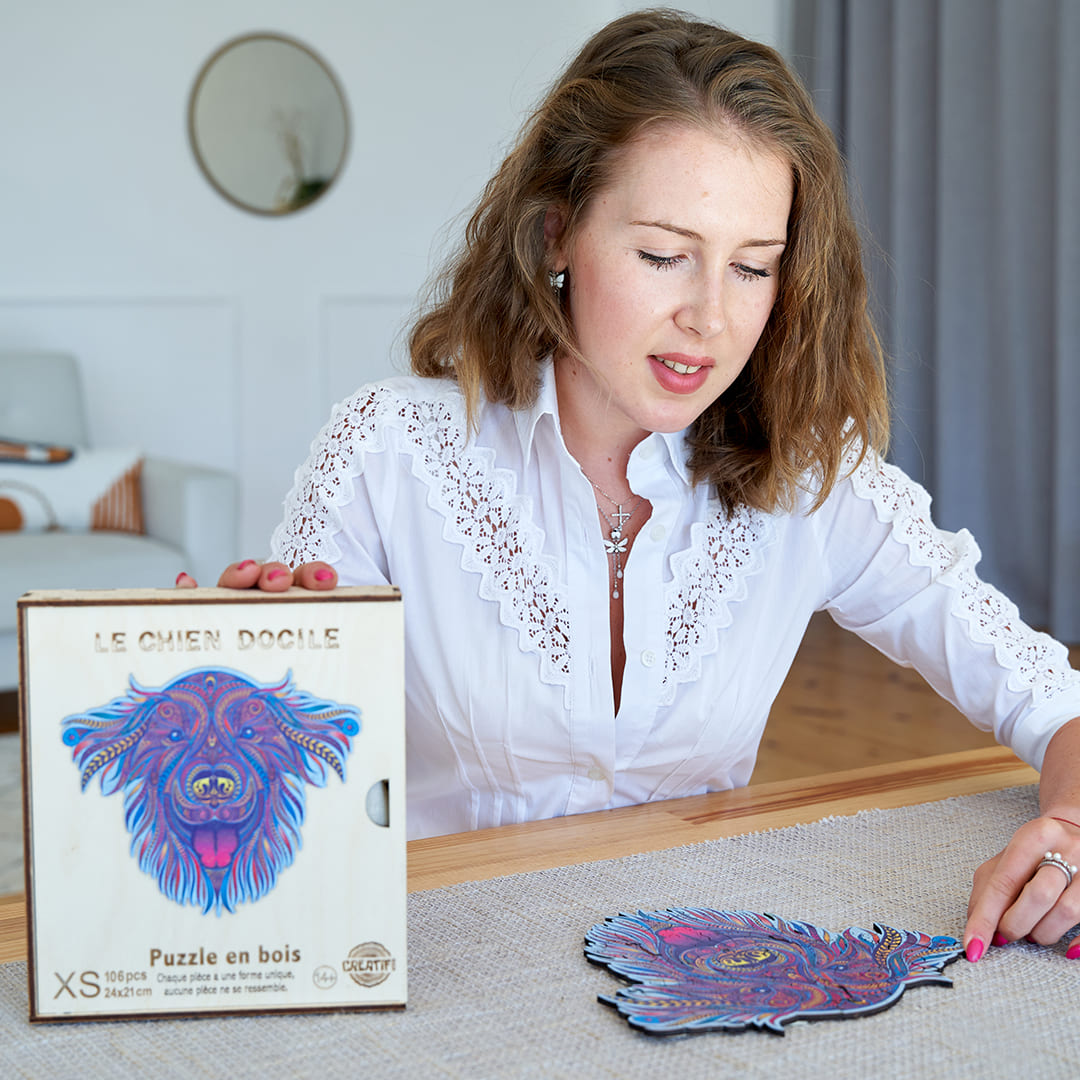 Faithful Dog Wooden Puzzle