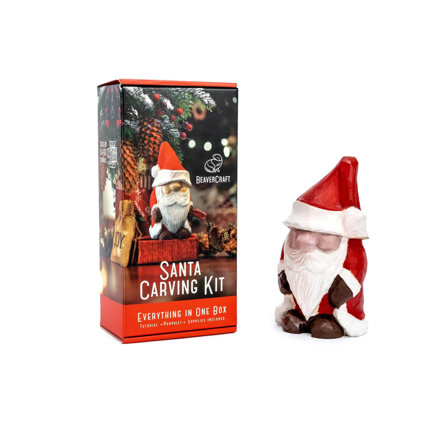 Santa Wood Carving Kit for Beginners