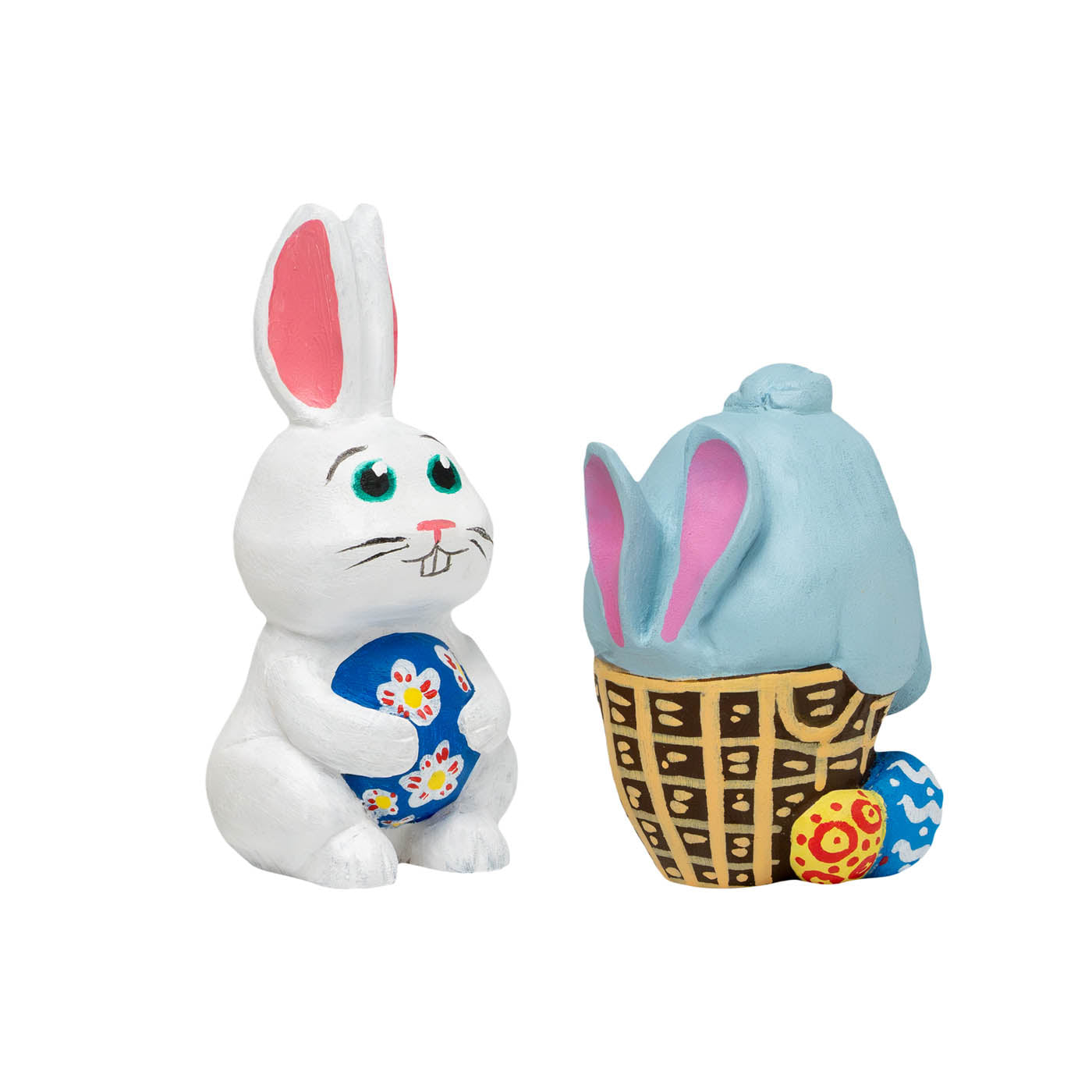 Hoppy Bunnies Wood Carving Kit with Paints