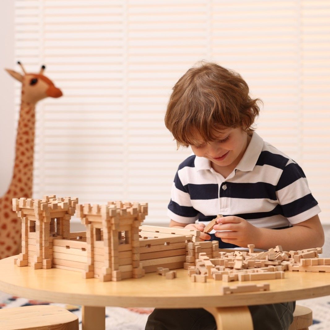 Jeu de construction en bois Fortification 282 pièces