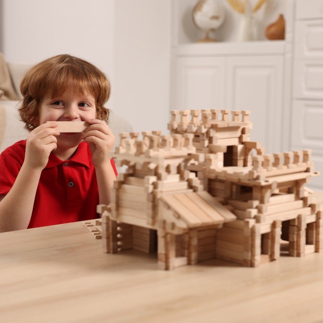 Jeu de construction en bois Château 294 pièces