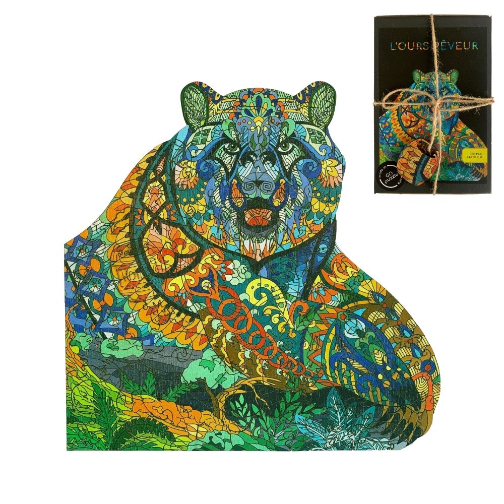 The Dreaming Bear Wooden Puzzle