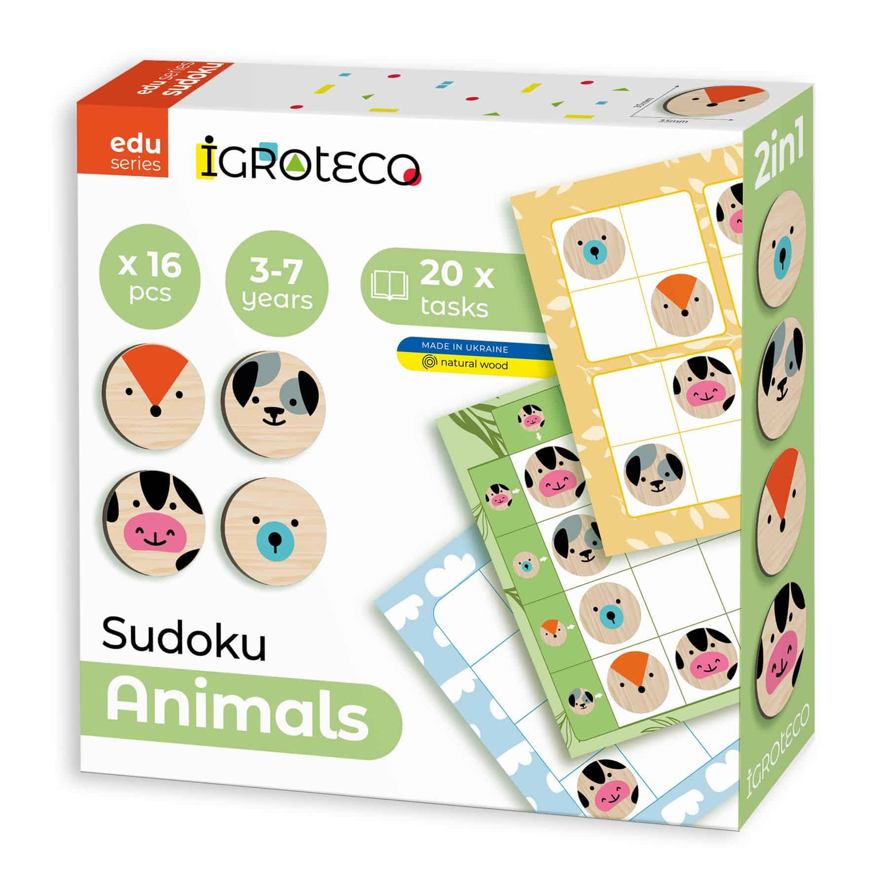 SUDOKU Animaux  16 pièces